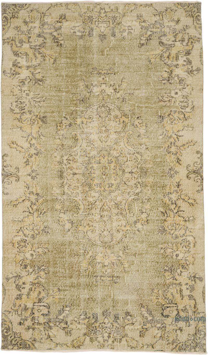 Alfombra Vintage Turca Anudada a Mano - 155 cm x 263 cm - K0070765