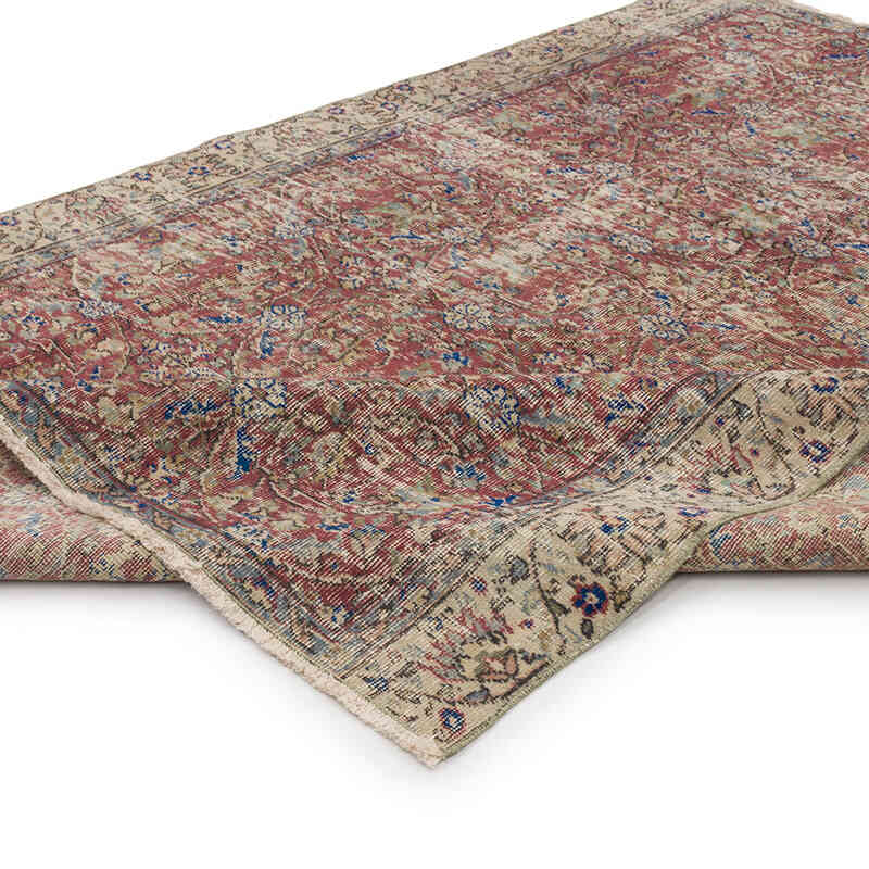 Vintage Turkish Hand-Knotted Rug - 5' 11" x 8' 2" (71" x 98") - K0070775
