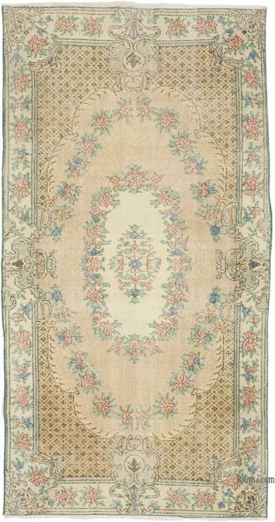 El Dokuma Vintage Halı - 112 cm x 214 cm