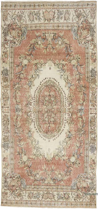 Vintage Turkish Hand-Knotted Rug - 4' 9" x 10' 3" (57" x 123")