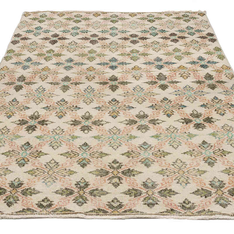 El Dokuma Vintage Halı - 116 cm x 196 cm - K0070789