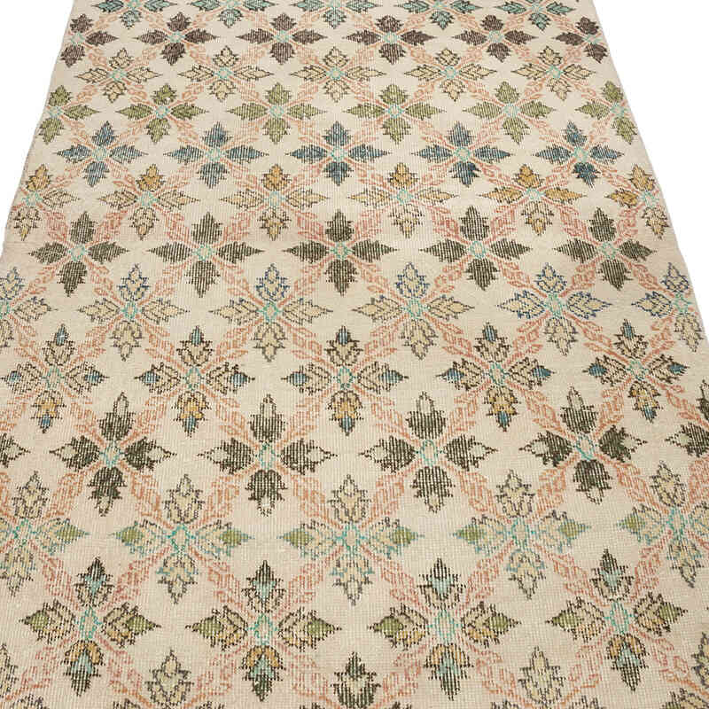 El Dokuma Vintage Halı - 116 cm x 196 cm - K0070789