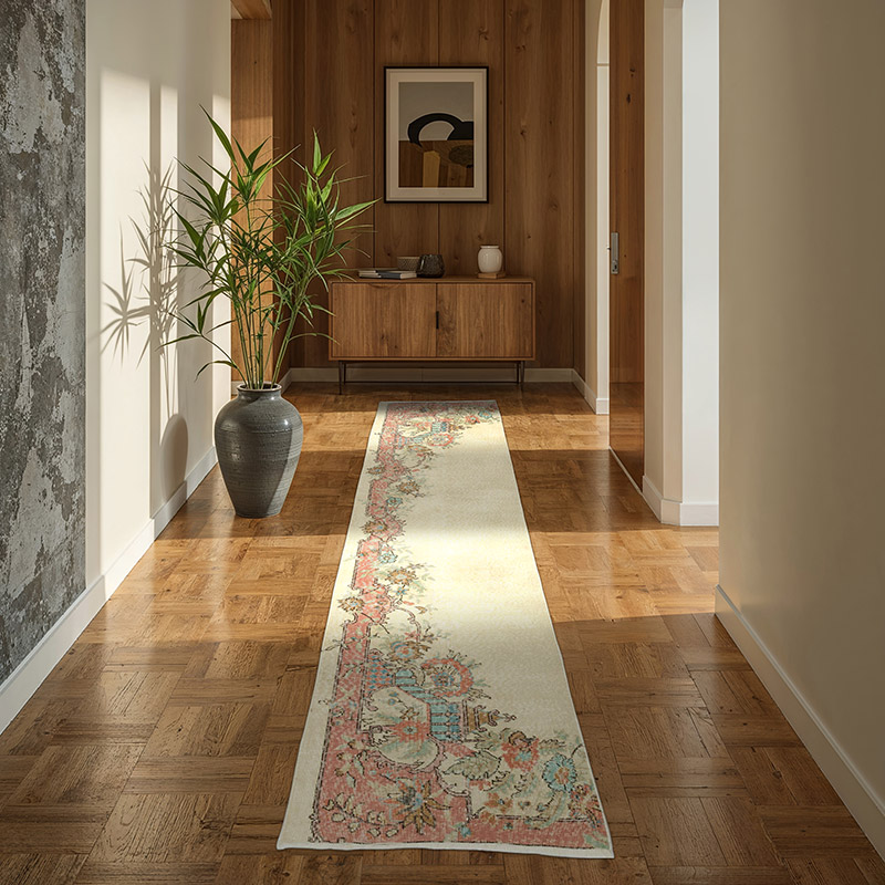 Alfombra Turca Vintage De Pasillo - 83 cm x 293 cm - K0070792