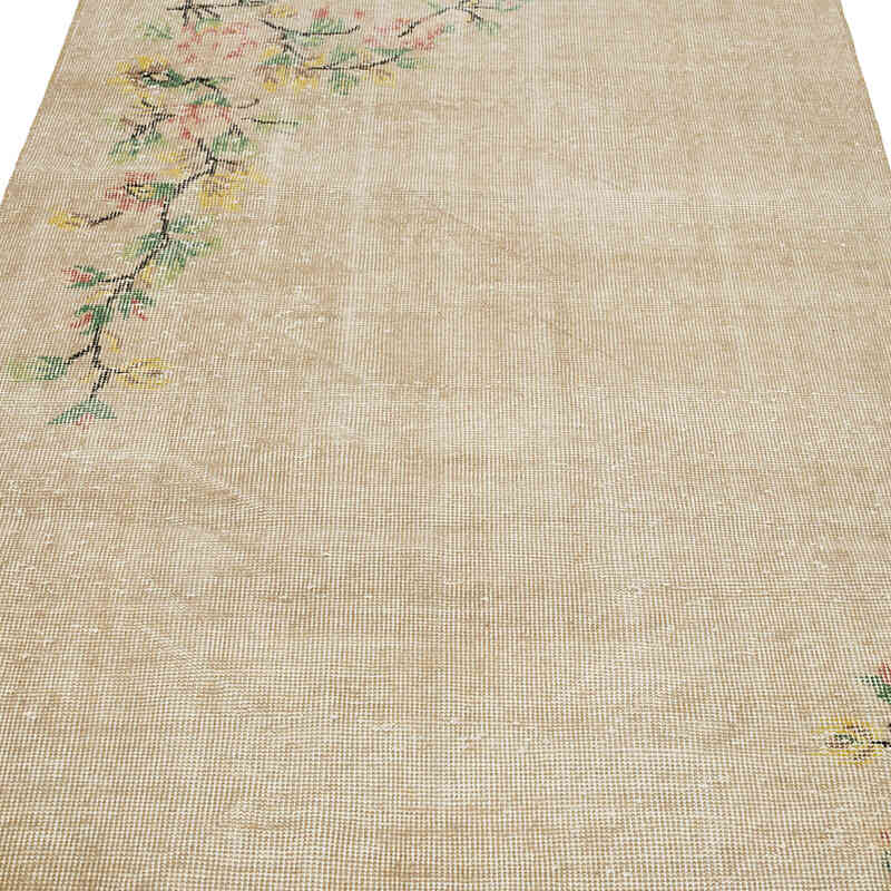 Vintage Turkish Hand-Knotted Rug - 3' 8" x 7'  (44" x 84") - K0070793