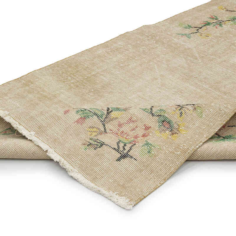 Vintage Turkish Hand-Knotted Rug - 3' 8" x 7'  (44" x 84") - K0070793