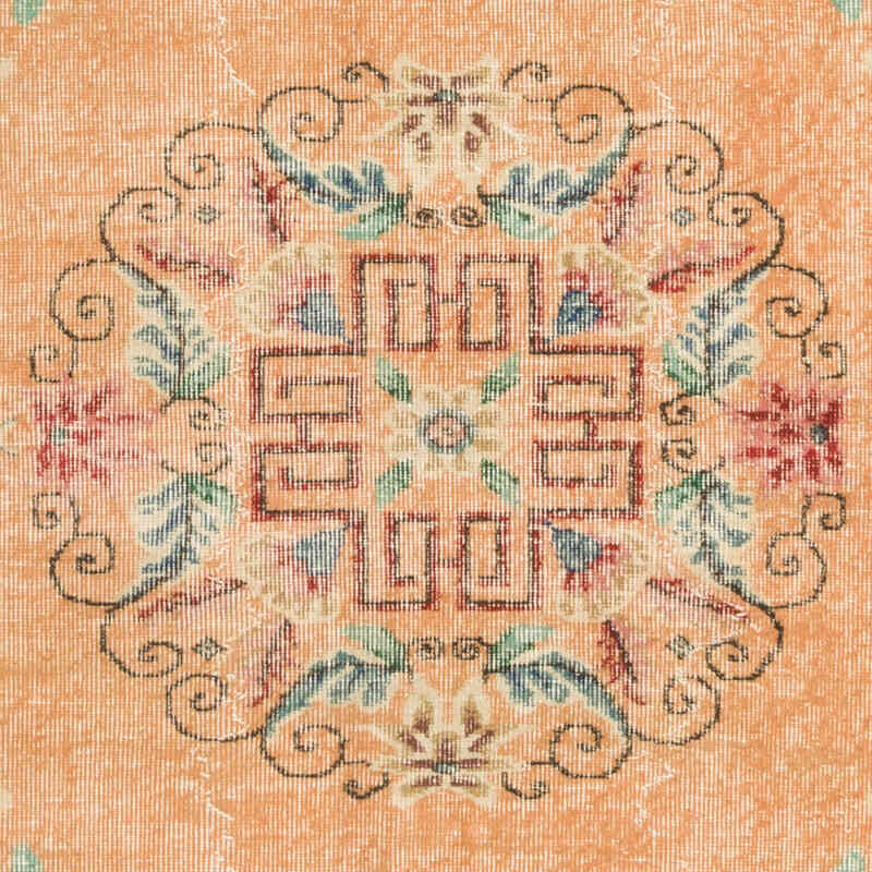 Alfombra Vintage Turca Anudada a Mano - 213 cm x 297 cm - K0070795