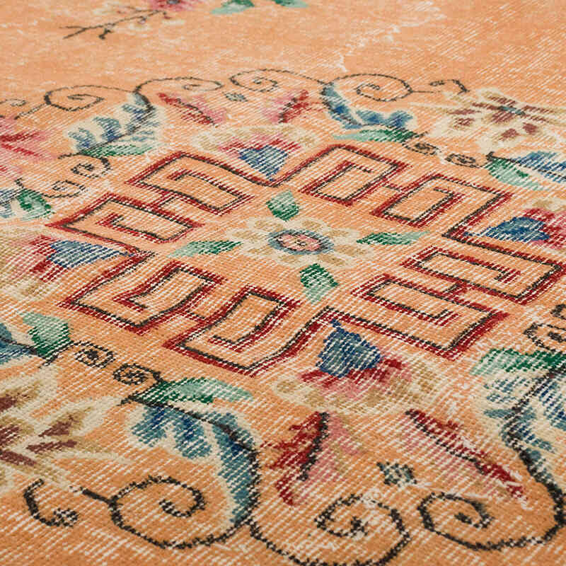 Alfombra Vintage Turca Anudada a Mano - 213 cm x 297 cm - K0070795