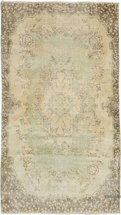 Vintage Turkish Hand-Knotted Rug - 3' 10" x 6' 8" (46" x 80")