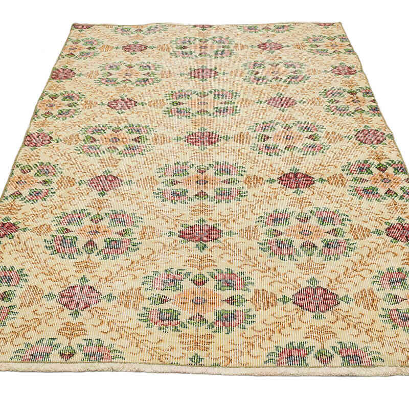 El Dokuma Vintage Halı - 110 cm x 190 cm - K0070805