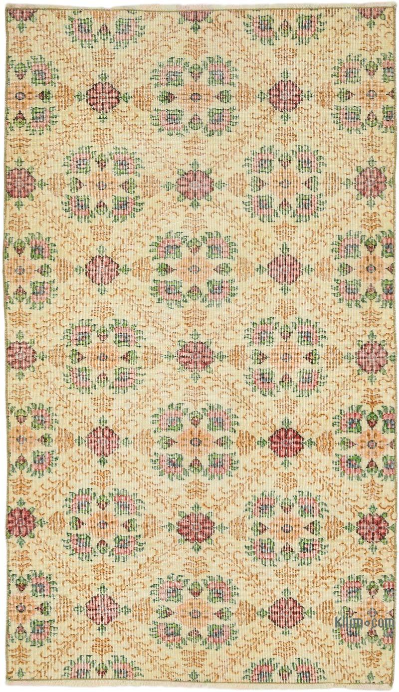 El Dokuma Vintage Halı - 110 cm x 190 cm - K0070805