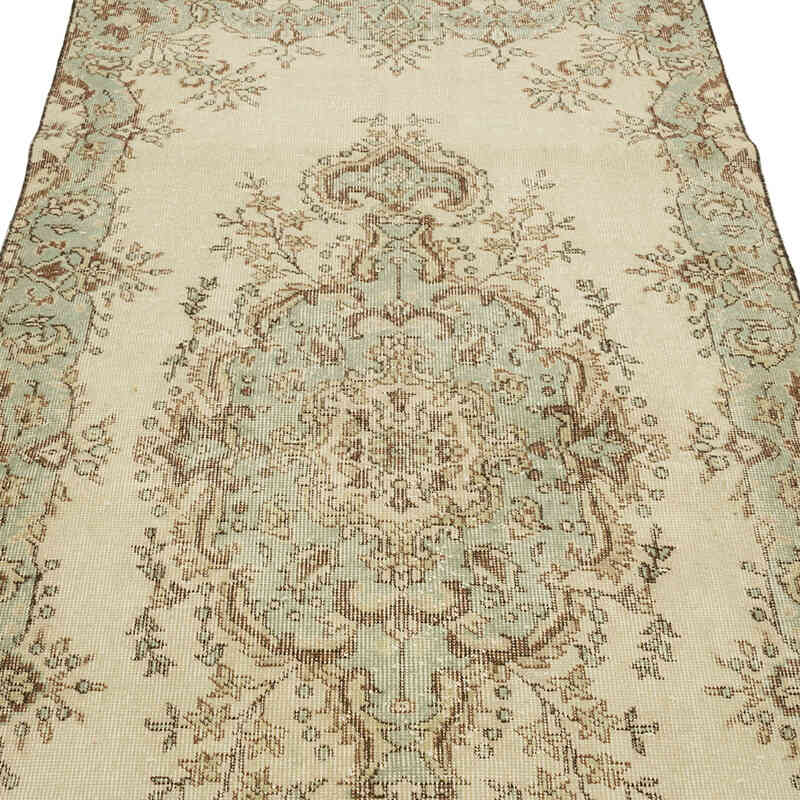 El Dokuma Vintage Halı - 113 cm x 200 cm - K0070810