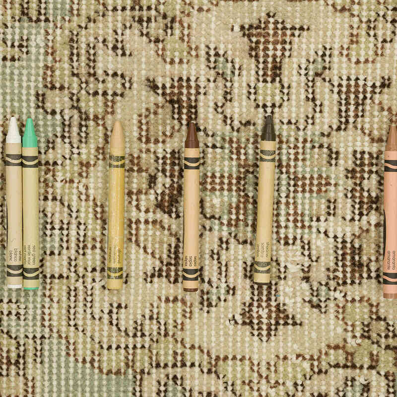 El Dokuma Vintage Halı - 113 cm x 200 cm - K0070810