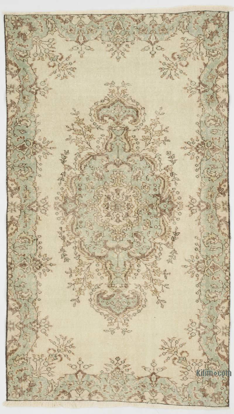 El Dokuma Vintage Halı - 113 cm x 200 cm - K0070810