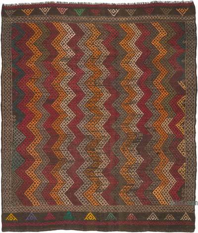 Vintage Anatolian Jijim Rug - 6' 9" x 8'  (81" x 96")