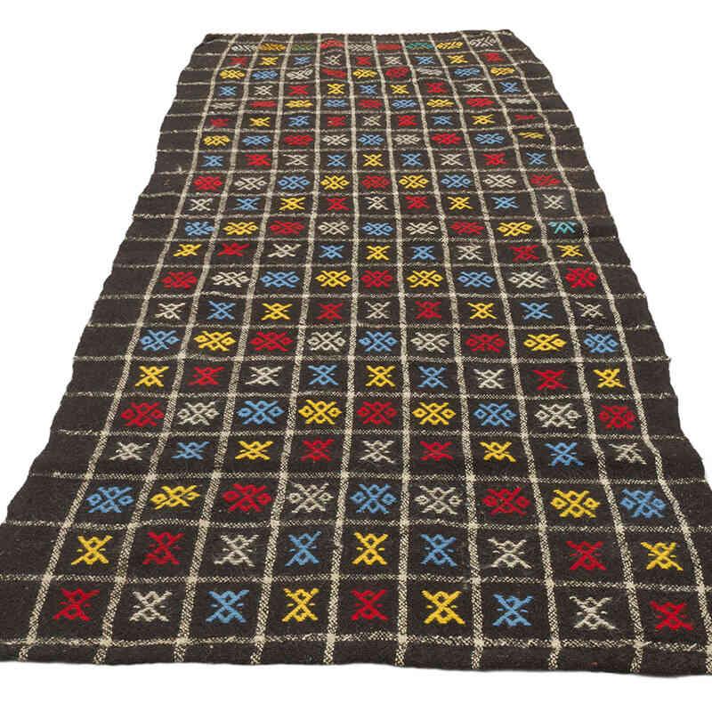 Vintage Anatolian Jijim Rug - 3' 4" x 8' 2" (40" x 98") - K0070820