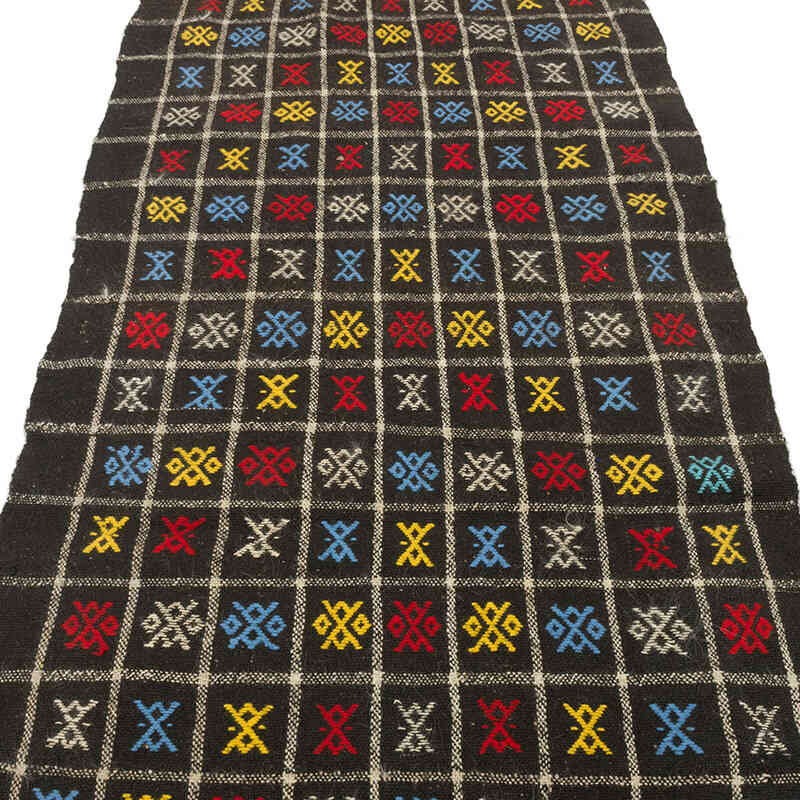 Vintage Anatolian Jijim Rug - 3' 4" x 8' 2" (40" x 98") - K0070820