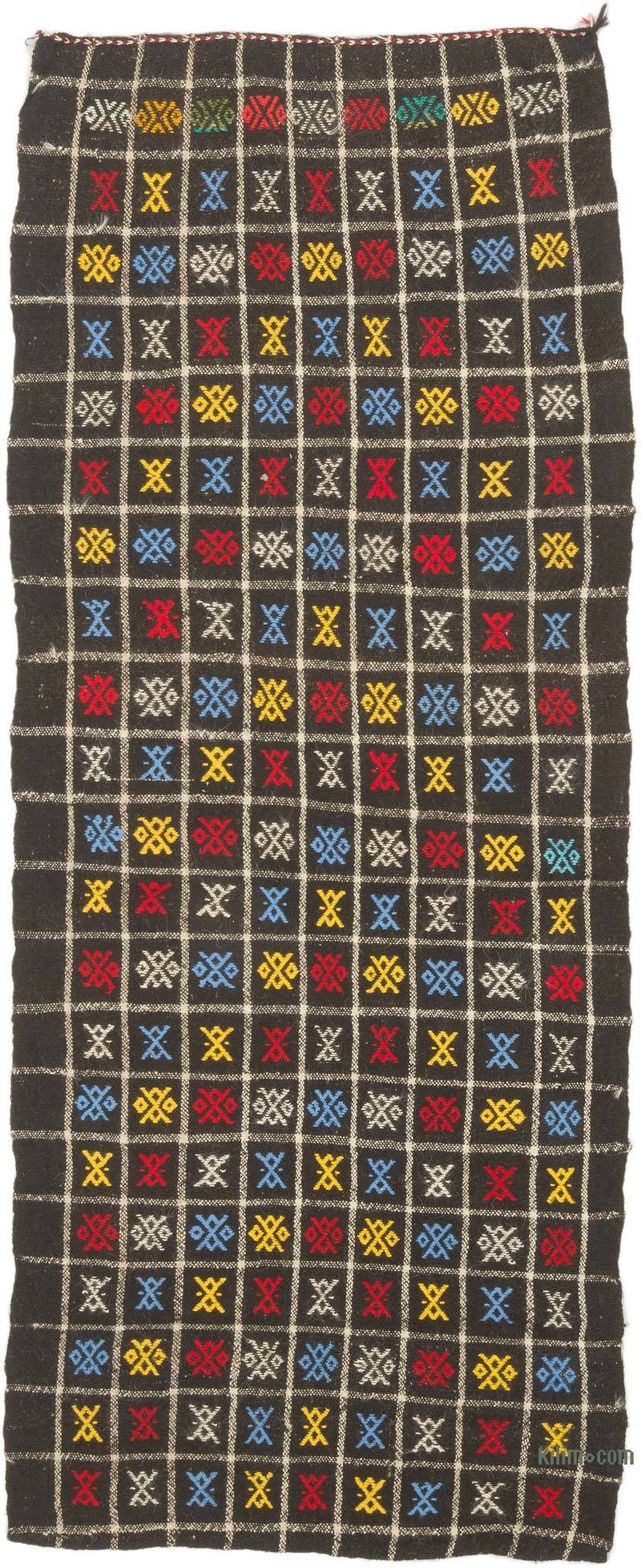 Vintage Anatolian Jijim Rug - 3' 4" x 8' 2" (40" x 98") - K0070820