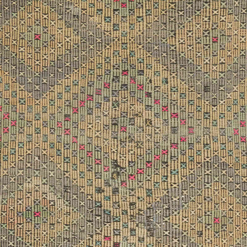 Vintage Anatolian Jijim Rug - 5' 5" x 10' 6" (65" x 126") - K0070821
