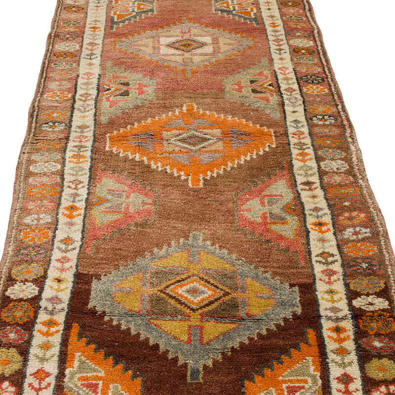 Vintage Tribal Runner Rug - 2' 11" x 11' 3" (35" x 135") - K0070823