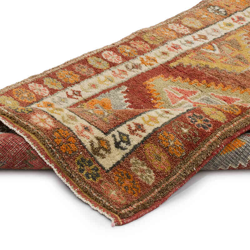 Vintage Tribal Runner Rug - 2' 11" x 11' 3" (35" x 135") - K0070823