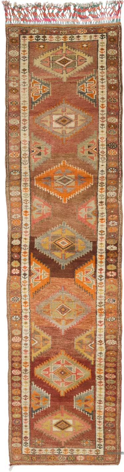 Alfombra Vintage de pasillo - 90 cm x 342 cm