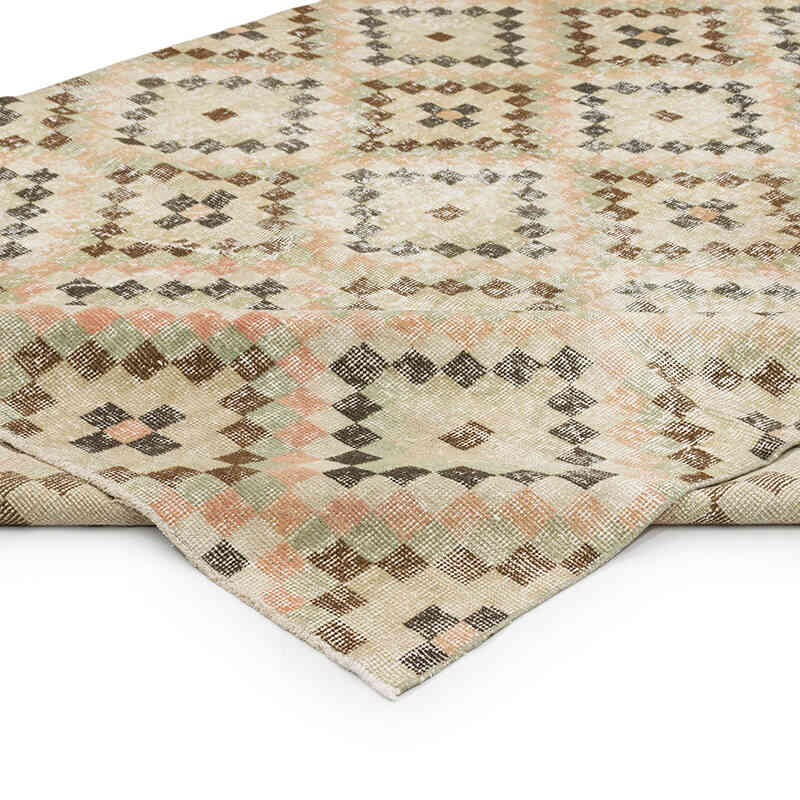 Alfombra Vintage Turca Anudada a Mano - 187 cm x 310 cm - K0070827