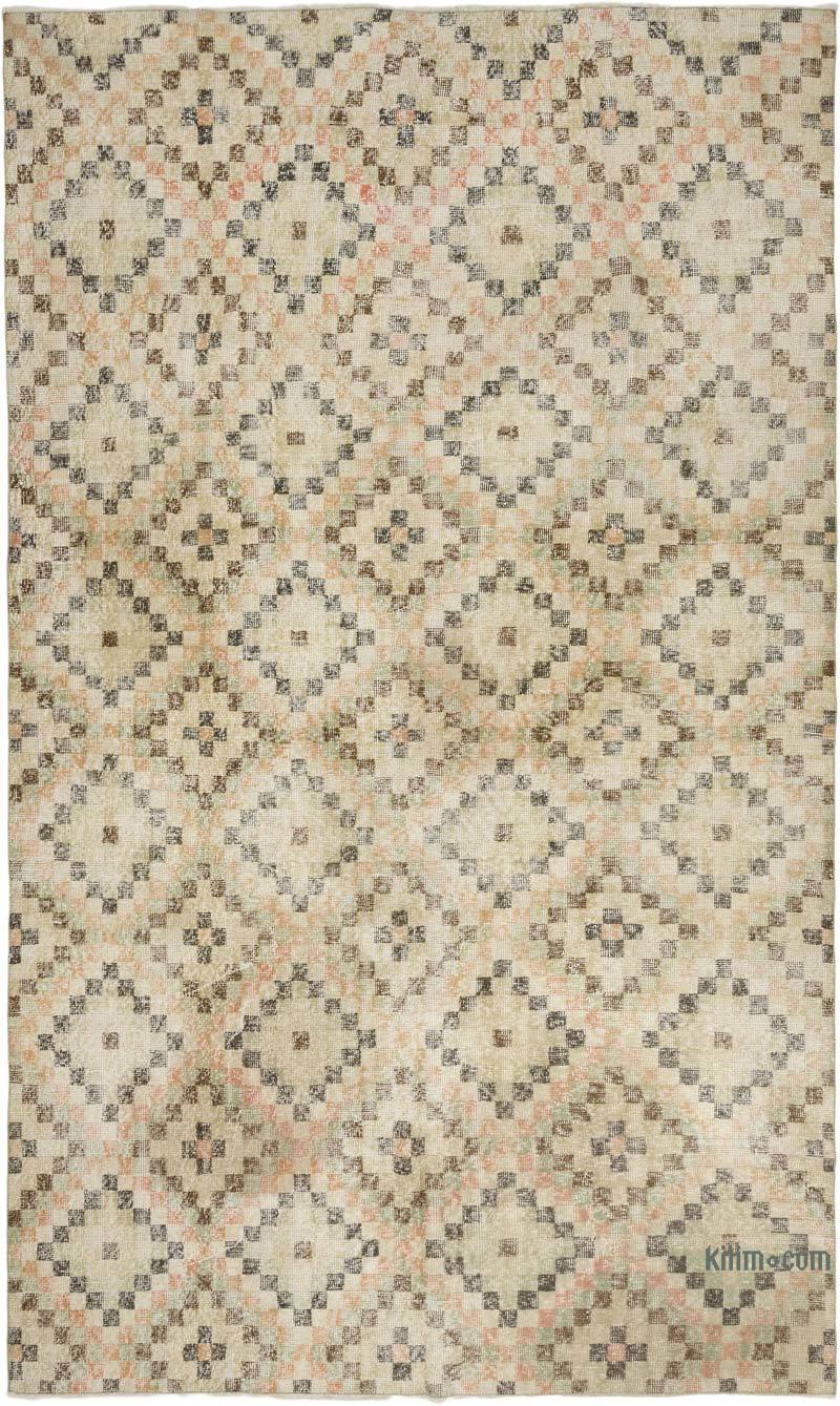 Alfombra Vintage Turca Anudada a Mano - 187 cm x 310 cm - K0070827