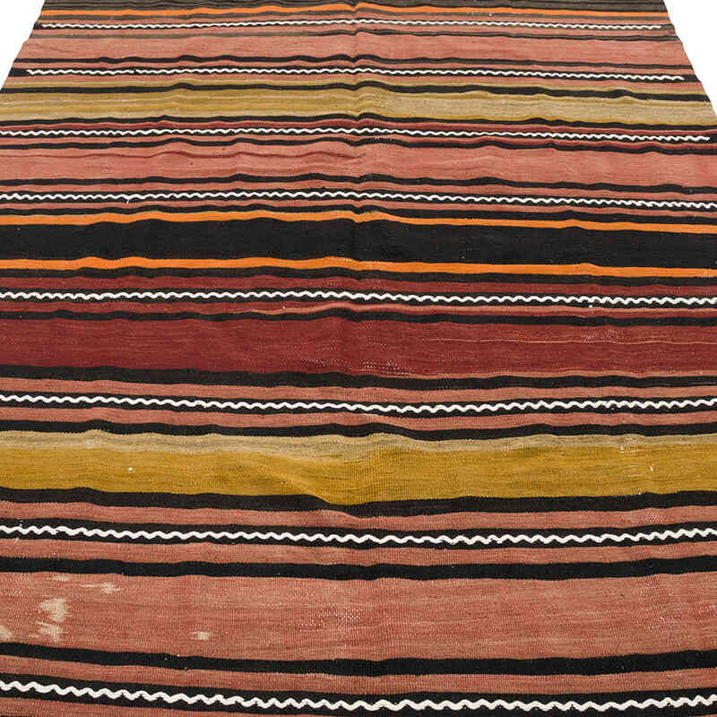Vintage Turkish Kilim Rug - 5' 3" x 10' 3" (63" x 123") - K0070834
