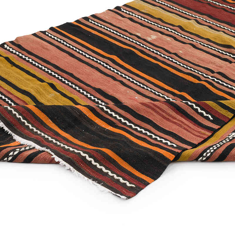 Vintage Turkish Kilim Rug - 5' 3" x 10' 3" (63" x 123") - K0070834