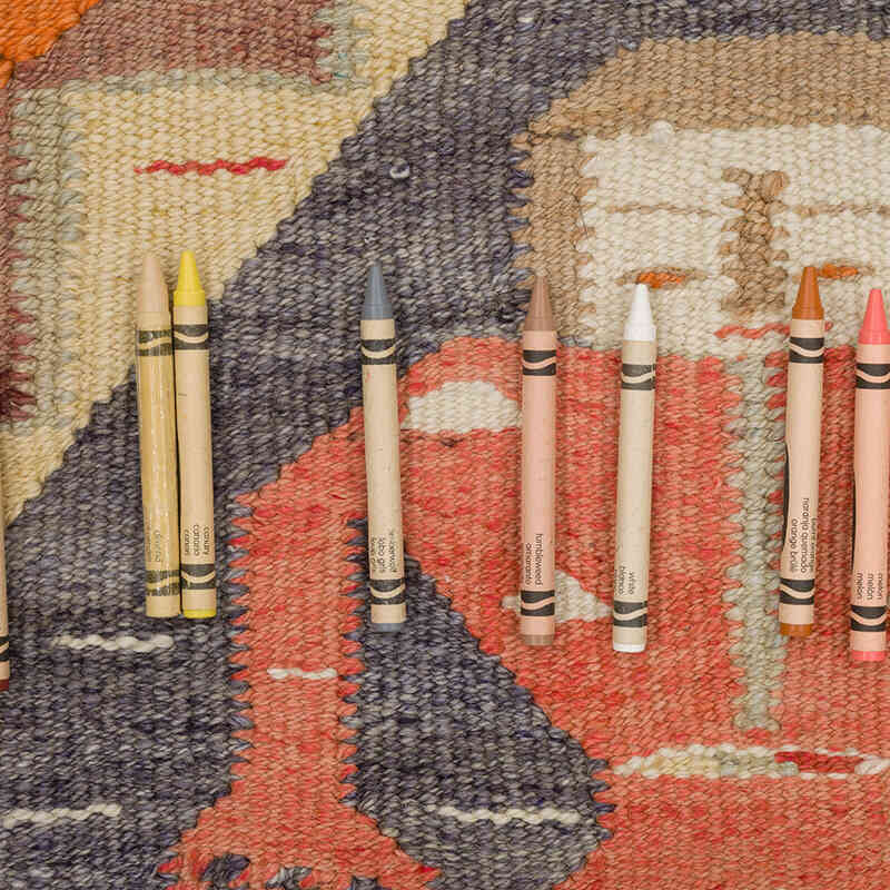 Vintage Anadolu Kilim Yolluk - 95 cm x 365 cm - K0070835