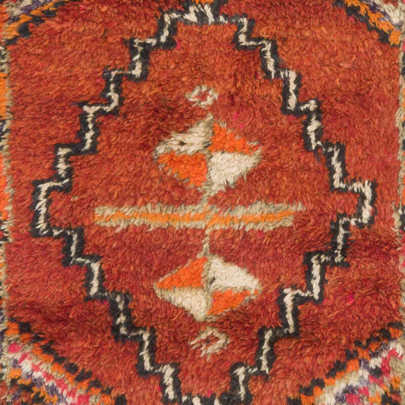 Vintage Tribal Runner Rug - 2' 10" x 11' 3" (34" x 135") - K0070839