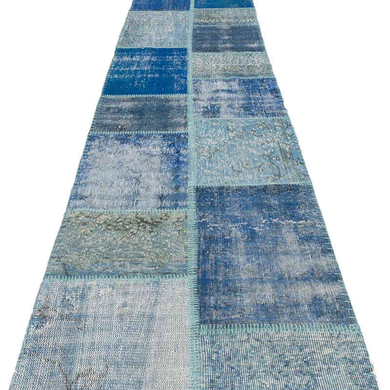 Boyalı Patchwork Halı - 81 cm x 745 cm - K0070850