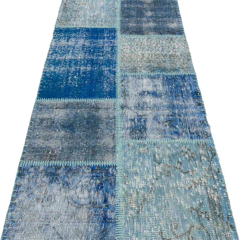 Boyalı Patchwork Halı - 81 cm x 745 cm - K0070850