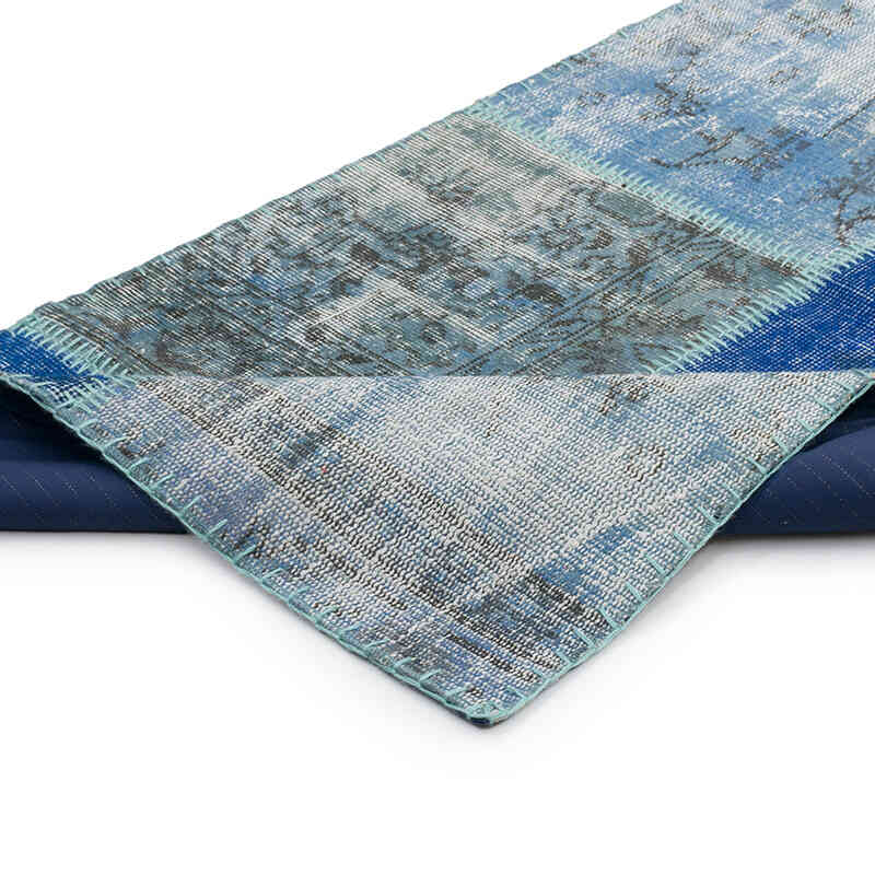 Boyalı Patchwork Halı - 81 cm x 745 cm - K0070850