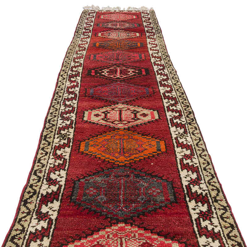 Vintage Anadolu Yolluk - 88 cm x 426 cm - K0070855
