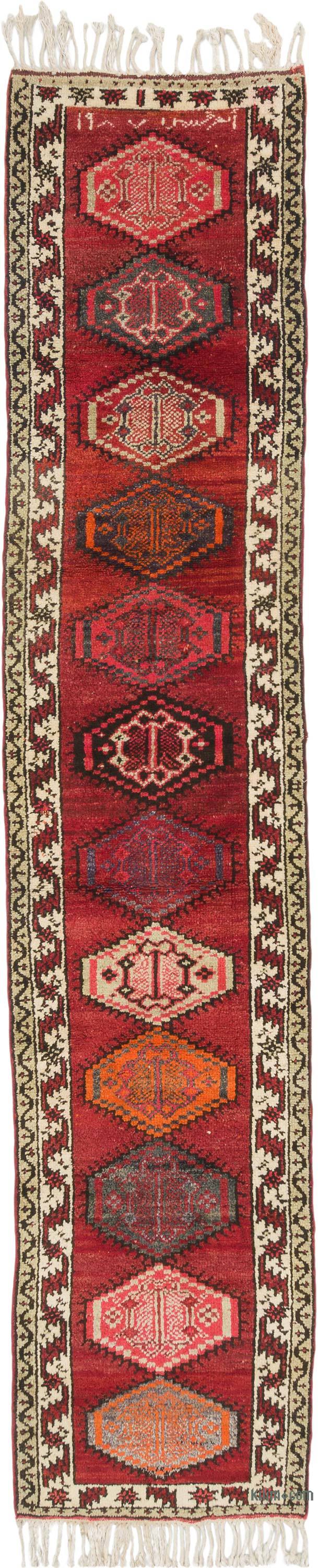 Vintage Anadolu Yolluk - 88 cm x 426 cm - K0070855