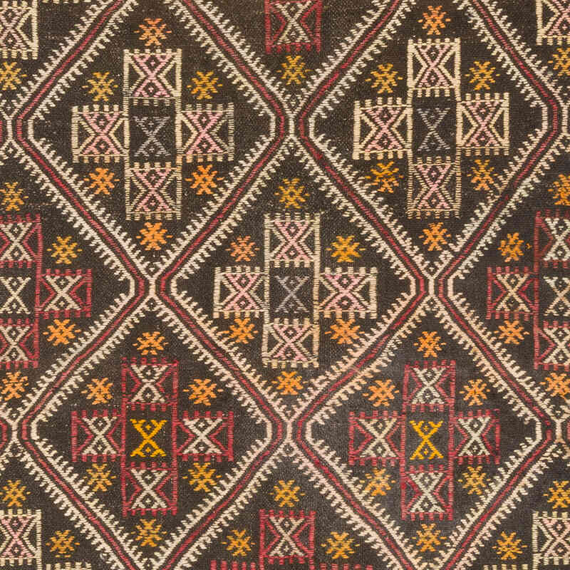 Vintage Anatolian Jijim Rug - 4' 1" x 7' 8" (49" x 92") - K0070857
