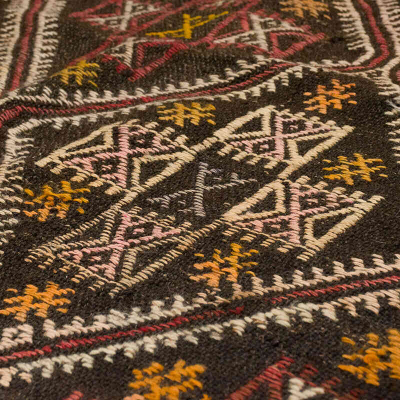 Vintage Anatolian Jijim Rug - 4' 1" x 7' 8" (49" x 92") - K0070857