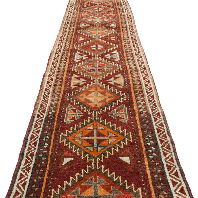 Vintage Anadolu Yolluk - 83 cm x 390 cm - K0070861