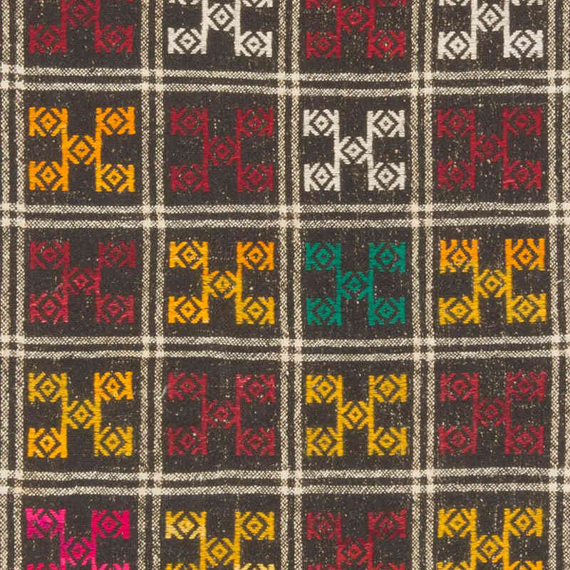 Vintage Anatolian Jijim Rug - 4' 2" x 9' 8" (50" x 116") - K0070868