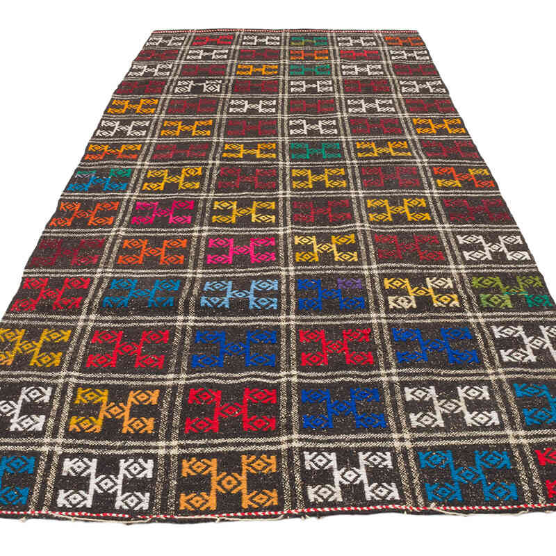 Vintage Anatolian Jijim Rug - 4' 2" x 9' 8" (50" x 116") - K0070868
