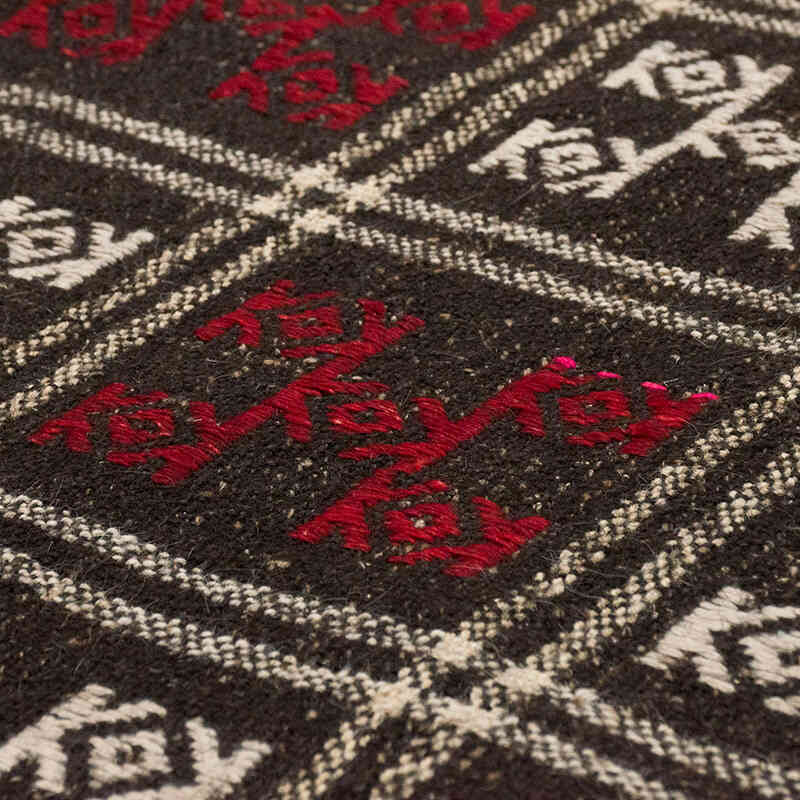Vintage Anatolian Jijim Rug - 4' 2" x 9' 8" (50" x 116") - K0070868