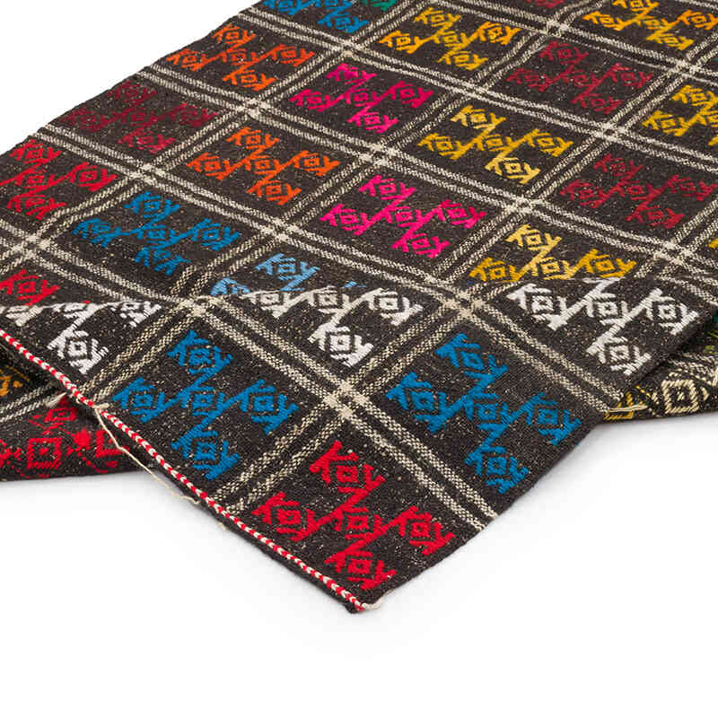 Vintage Anatolian Jijim Rug - 4' 2" x 9' 8" (50" x 116") - K0070868