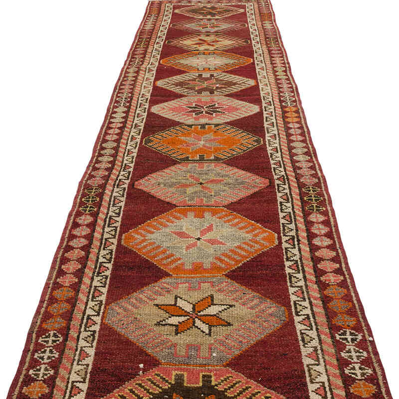 Alfombra Vintage de pasillo - 84 cm x 370 cm - K0070874