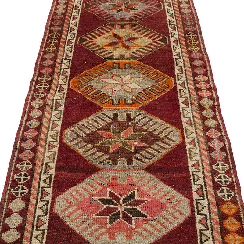Alfombra Vintage de pasillo - 84 cm x 370 cm - K0070874