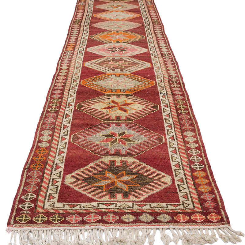 Alfombra Vintage de pasillo - 84 cm x 370 cm - K0070874