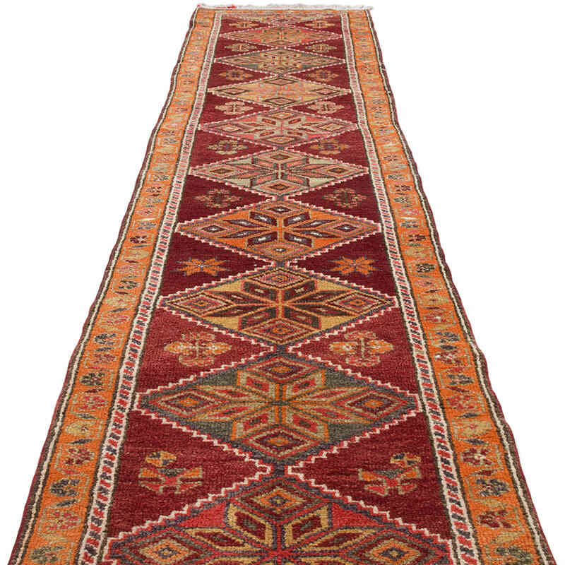 Vintage Anadolu Yolluk - 87 cm x 405 cm - K0070901
