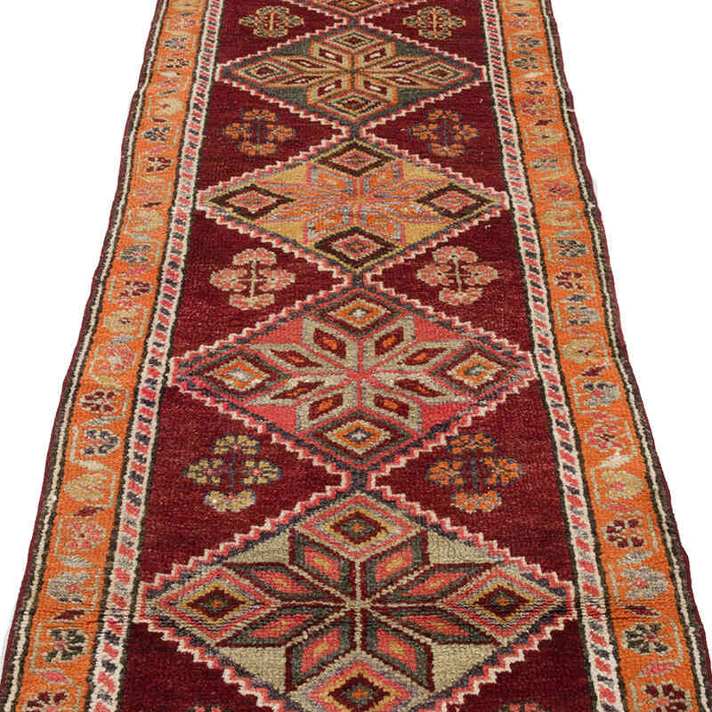 Vintage Anadolu Yolluk - 87 cm x 405 cm - K0070901