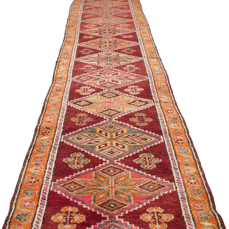 Vintage Anadolu Yolluk - 87 cm x 405 cm - K0070901