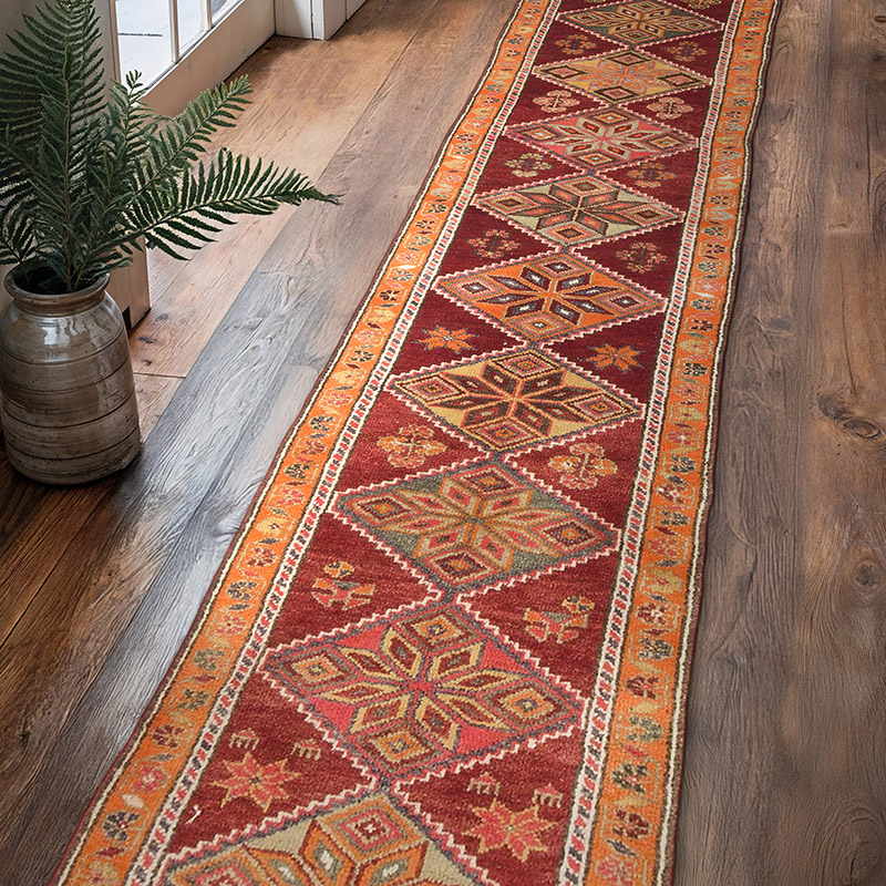 Vintage Anadolu Yolluk - 87 cm x 405 cm - K0070901